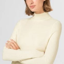 HALLHUBER Loose-Strickkleid Aus Reiner Merinowolle Cream -ONLY Geschäft unnamed file 1016