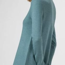 HALLHUBER Loose-Strickkleid Aus Reiner Merinowolle Eucalyptus -ONLY Geschäft unnamed file 1021