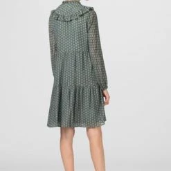 HALLHUBER Printkleid Im Viskose-Seide-Lurex-Mix Eucalyptus -ONLY Geschäft unnamed file 1024