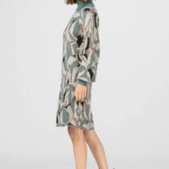 HALLHUBER Strickkleid Aus Flauschigem Merinowolle-Mohair-Mix Eucalyptus -ONLY Geschäft unnamed file 1030