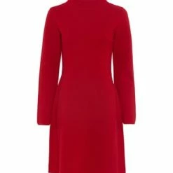 HALLHUBER Strickkleid Aus Mulesing-freier Merinowolle Poppy Red