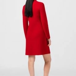 HALLHUBER Strickkleid Aus Mulesing-freier Merinowolle Poppy Red -ONLY Geschäft unnamed file 1044