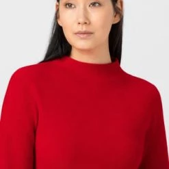 HALLHUBER Strickkleid Aus Mulesing-freier Merinowolle Poppy Red -ONLY Geschäft unnamed file 1046