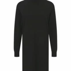ONLY Geschäft 5 MANGUUN Collection Strickkleid, Rollkragen, Für Damen SCHWARZ