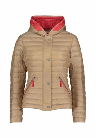 AMBER & JUNE Steppjacke Mit Kapuze Golden Sand 3 AMBER & JUNE Steppjacke Mit Kapuze Golden Sand