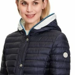 AMBER & JUNE Steppjacke Mit Kapuze Dunkelblau -ONLY Geschäft unnamed file 1139