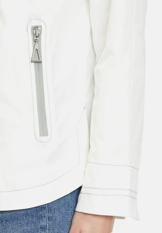 AMBER & JUNE Jacke Mit Kapuze Offwhite 12 AMBER & JUNE Jacke Mit Kapuze Offwhite – Bild 10