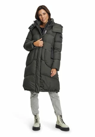 BETTY BARCLAY Daunen-Steppjacke Mit Kapuze Dunkelgrün 5 BETTY BARCLAY Daunen-Steppjacke Mit Kapuze Dunkelgrün – Bild 3