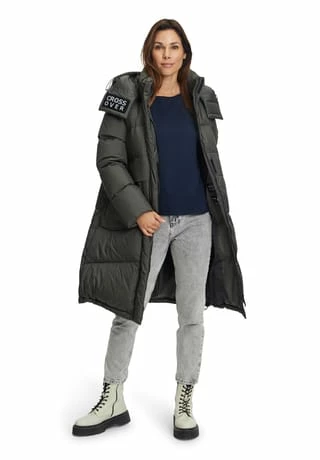 BETTY BARCLAY Daunen-Steppjacke Mit Kapuze Dunkelgrün 7 BETTY BARCLAY Daunen-Steppjacke Mit Kapuze Dunkelgrün – Bild 5