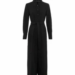 HALLHUBER Oversize-Overall Aus Crêpe-Qualität Black