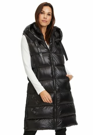 BETTY BARCLAY Daunenweste Mit Kapuze Schwarz 5 BETTY BARCLAY Daunenweste Mit Kapuze Schwarz – Bild 3