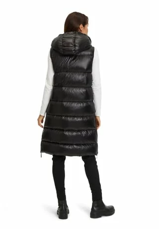 BETTY BARCLAY Daunenweste Mit Kapuze Schwarz 6 BETTY BARCLAY Daunenweste Mit Kapuze Schwarz – Bild 4