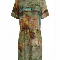 Peter Hahn Kleid Dress Orange/ Multicolor