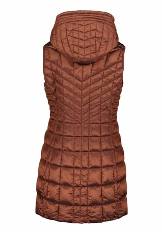 BETTY BARCLAY Steppweste Mit Abnehmbarer Kapuze Braun 4 BETTY BARCLAY Steppweste Mit Abnehmbarer Kapuze Braun – Bild 2