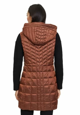 BETTY BARCLAY Steppweste Mit Abnehmbarer Kapuze Braun 6 BETTY BARCLAY Steppweste Mit Abnehmbarer Kapuze Braun – Bild 4