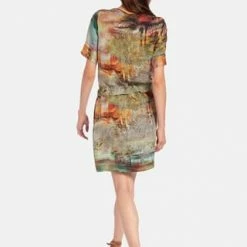 Peter Hahn Kleid Dress Orange/ Multicolor -ONLY Geschäft unnamed file 137