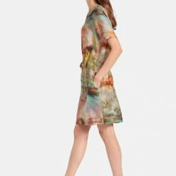 Peter Hahn Kleid Dress Orange/ Multicolor -ONLY Geschäft unnamed file 138