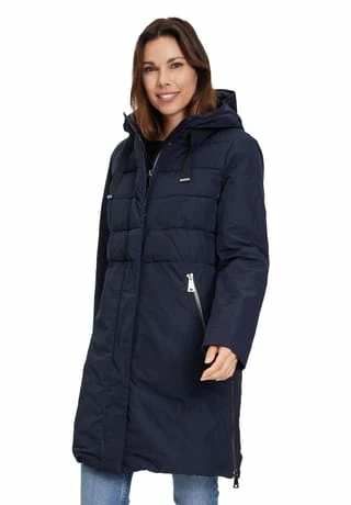 AMBER & JUNE Winterjacke Kunstdaune Dunkelblau 5 AMBER & JUNE Winterjacke Kunstdaune Dunkelblau – Bild 3