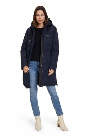 AMBER & JUNE Winterjacke Kunstdaune Dunkelblau 7 AMBER & JUNE Winterjacke Kunstdaune Dunkelblau – Bild 5