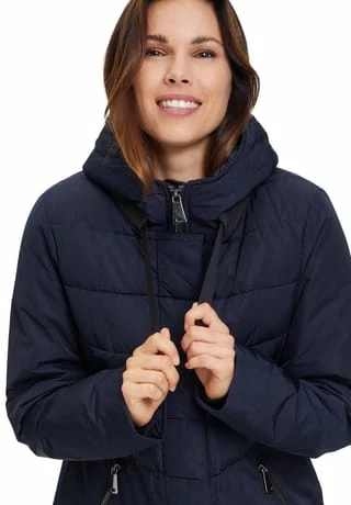 AMBER & JUNE Winterjacke Kunstdaune Dunkelblau 9 AMBER & JUNE Winterjacke Kunstdaune Dunkelblau – Bild 7