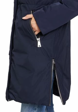 AMBER & JUNE Winterjacke Kunstdaune Dunkelblau 10 AMBER & JUNE Winterjacke Kunstdaune Dunkelblau – Bild 8
