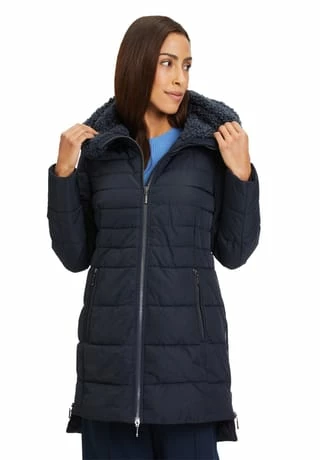 AMBER & JUNE Winterjacke Kunstdaune Dunkelblau 5 AMBER & JUNE Winterjacke Kunstdaune Dunkelblau – Bild 3