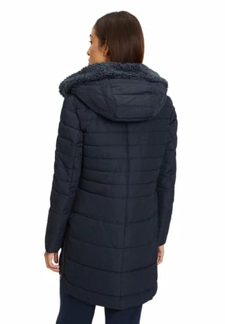 AMBER & JUNE Winterjacke Kunstdaune Dunkelblau 6 AMBER & JUNE Winterjacke Kunstdaune Dunkelblau – Bild 4