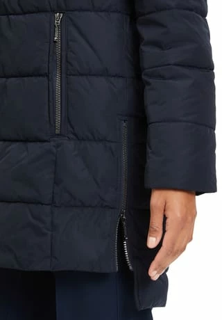 AMBER & JUNE Winterjacke Kunstdaune Dunkelblau 9 AMBER & JUNE Winterjacke Kunstdaune Dunkelblau – Bild 7