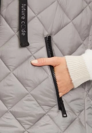 Cartoon Steppweste Mit Kapuze Steeple Gray 11 Cartoon Steppweste Mit Kapuze Steeple Gray – Bild 9