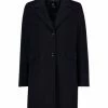 GIL BRET Wintermantel Mit Reverskragen Dunkelblau