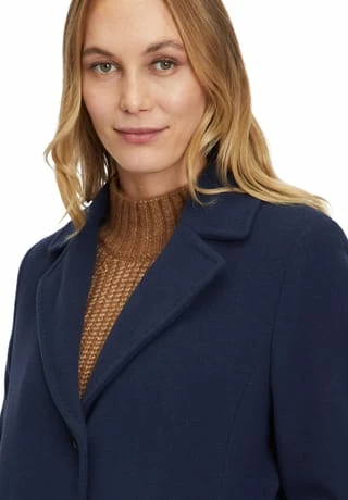 GIL BRET Wintermantel Mit Reverskragen Navy Blue 8 GIL BRET Wintermantel Mit Reverskragen Navy Blue – Bild 6