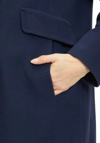 GIL BRET Wintermantel Mit Reverskragen Navy Blue 9 GIL BRET Wintermantel Mit Reverskragen Navy Blue – Bild 7