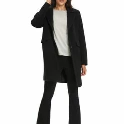 GIL BRET Wintermantel Mit Reverskragen Schwarz -ONLY Geschäft unnamed file 1551