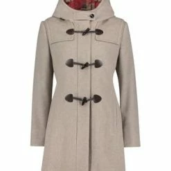 GIL BRET Dufflecoat Mit Kapuze Walnut Melange