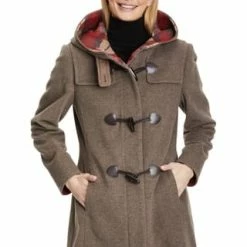 GIL BRET Dufflecoat Mit Kapuze Walnut Melange -ONLY Geschäft unnamed file 1556