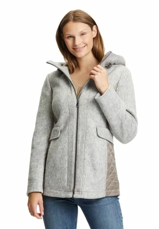 GIL BRET Wolljacke Mit Kapuze Light Grey Melange 5 GIL BRET Wolljacke Mit Kapuze Light Grey Melange – Bild 3