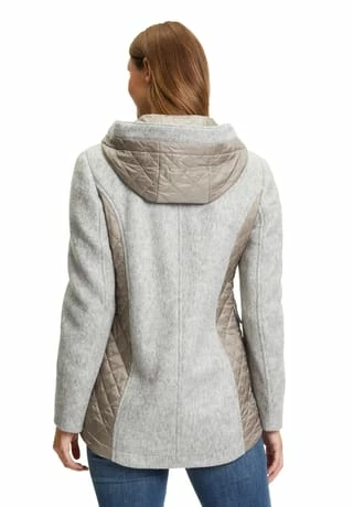 GIL BRET Wolljacke Mit Kapuze Light Grey Melange 6 GIL BRET Wolljacke Mit Kapuze Light Grey Melange – Bild 4