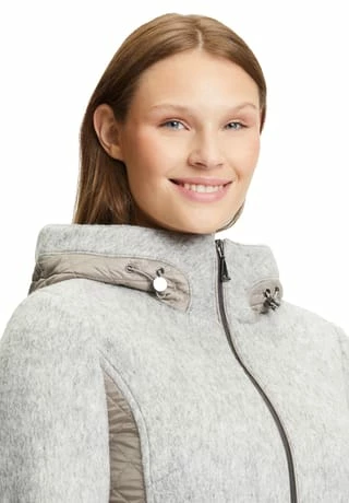 GIL BRET Wolljacke Mit Kapuze Light Grey Melange 8 GIL BRET Wolljacke Mit Kapuze Light Grey Melange – Bild 6