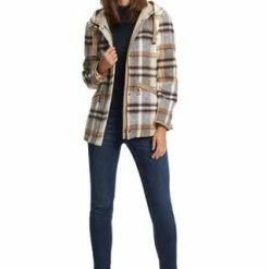 AMBER & JUNE Winterjacke Mit Kapuze Cream/ Camel -ONLY Geschäft unnamed file 1592