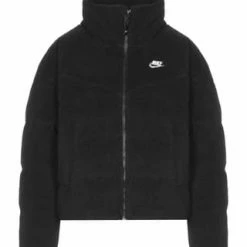 NIKE Daunenjacke Sportswear Therma-FIT City Sherpa Schwarz