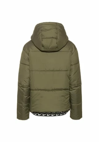 NIKE SPORTSWEAR Steppjacke NSW Reißverschluss,Reißverschluss-Tasche Damen Medium Olive-black-white 4 NIKE SPORTSWEAR Steppjacke NSW Reißverschluss,Reißverschluss-Tasche Damen Medium Olive-black-white – Bild 2