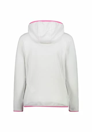 CMP Fleecejacke Jacket Fix Hood Weiß 4 CMP Fleecejacke Jacket Fix Hood Weiß – Bild 2