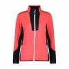 CMP Fleecejacke Reißverschluss,Reißverschluss-Tasche Damen Red Fluo -ONLY Geschäft unnamed file 1704