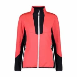 CMP Fleecejacke Reißverschluss,Reißverschluss-Tasche Damen Red Fluo