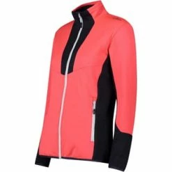 CMP Fleecejacke Reißverschluss,Reißverschluss-Tasche Damen Red Fluo -ONLY Geschäft unnamed file 1706