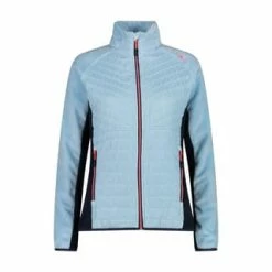 CMP Fleecejacke Reißverschluss,Reißverschluss-Tasche Damen Cristall Blue