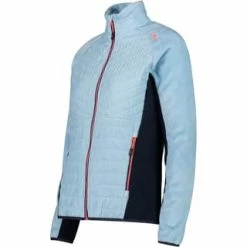 CMP Fleecejacke Reißverschluss,Reißverschluss-Tasche Damen Cristall Blue -ONLY Geschäft unnamed file 1710