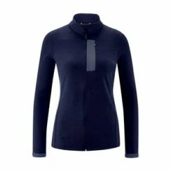Maier® Sports Fleecejacke Skutvik Reißverschluss,Reißverschluss-Tasche Damen Night Sky