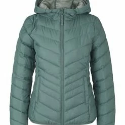 DENIM TOM TAILOR Jacke, Kapuze, Für Damen 19643 GREEN DUST