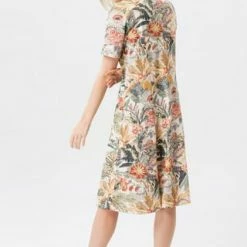 GREEN COTTON® Jerseykleid Cotton Beige/ Multicolor -ONLY Geschäft unnamed file 180